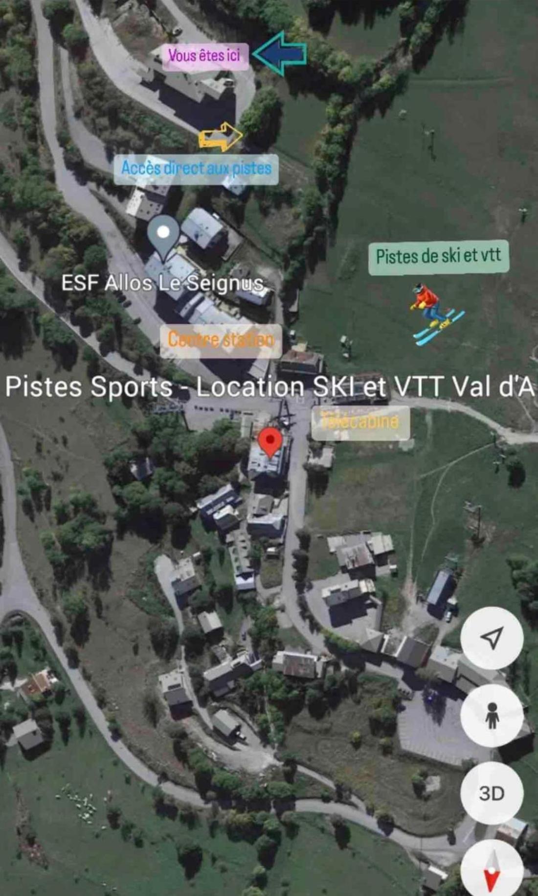 Studio Seignus D Allos Pieds Des Pistes Eksteriør bilde